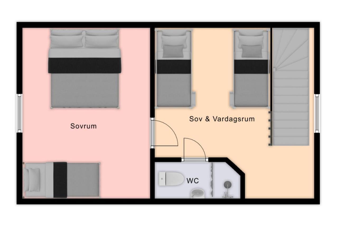 Hus med 2 sovrum